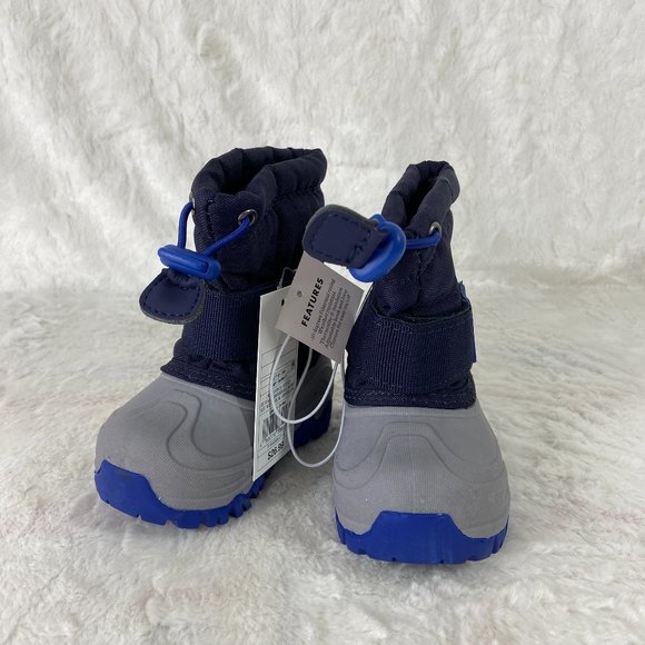 Cat & Jack Thermolite Weather Resistant Winter Boots new with tag Sz 4 - Picture 2 of 8